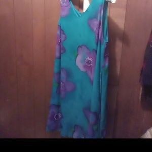 Turquoise dress